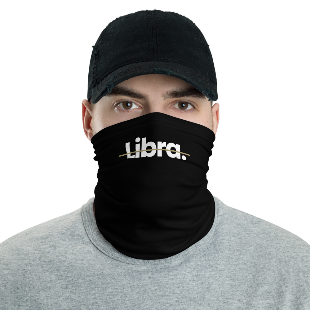 Default Title Libra Strikethrough Neck Gaiter Masks by Design Express