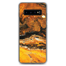 Samsung Galaxy S10+ Yellow Orange Abstract Samsung Case by Design Express