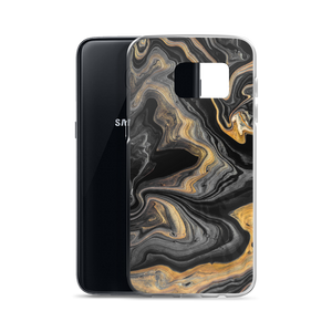 Black Marble Samsung Case by Design Express