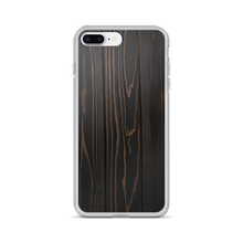 iPhone 7 Plus/8 Plus Black Wood Print iPhone Case by Design Express