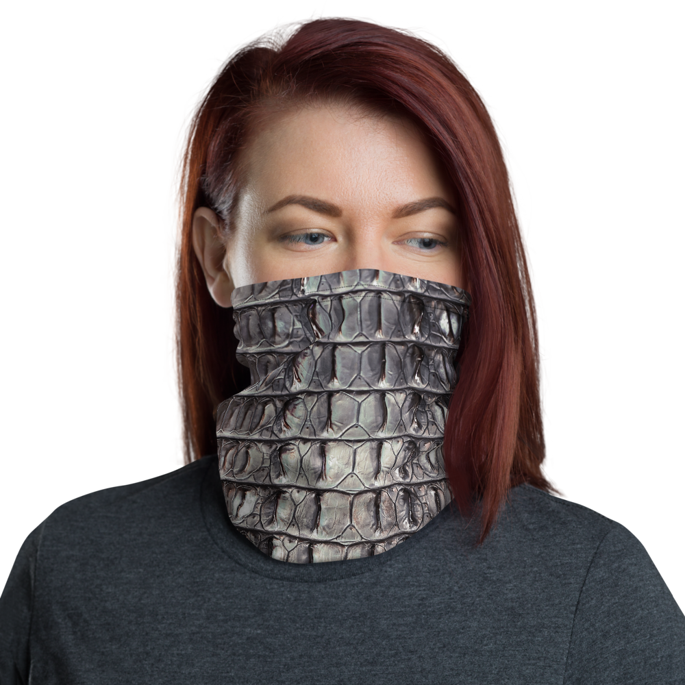 Default Title Croc Texture Neck Gaiter Masks by Design Express
