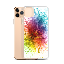 Rainbow Paint Splash iPhone Case by Design Express