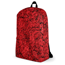 Red Rose Pattern Backpack by Design Express