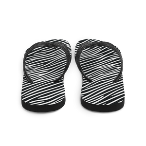 Zebra Print Flip-Flops by Design Express