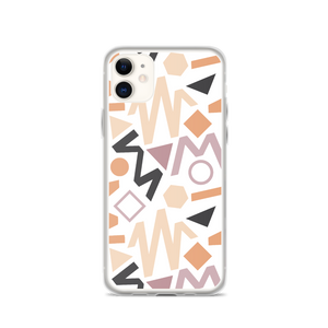 iPhone 11 Soft Geometrical Pattern iPhone Case by Design Express