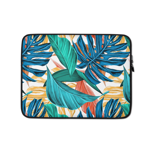 13 in Tropical Leaf Laptop Sleeve by Design Express