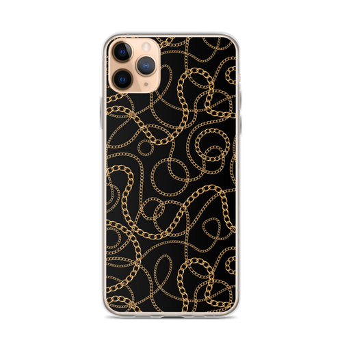 iPhone 11 Pro Max Golden Chains iPhone Case by Design Express