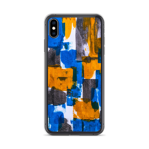 iPhone XS Max Bluerange Abstract Painting iPhone Case by Design Express