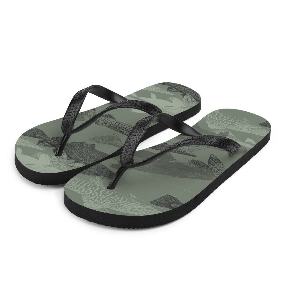 S Army Green Catfish Flip-Flops by Design Express