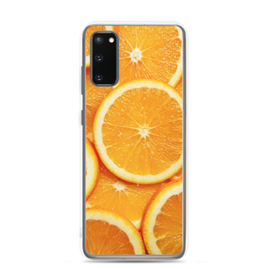 Samsung Galaxy S20 Sliced Orange Samsung Case by Design Express