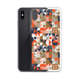 Mid Century Pattern iPhone Case by Design Express