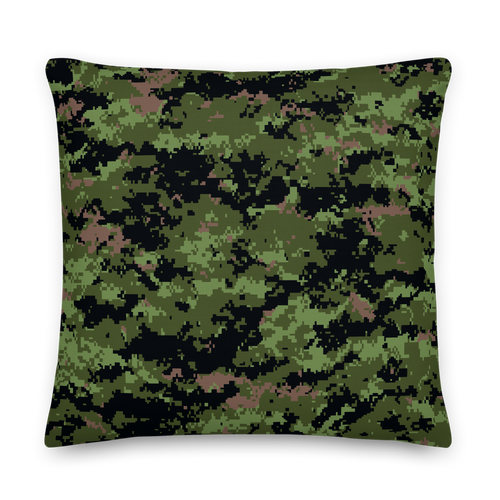 22×22 Classic Digital Camouflage Premium Pillow by Design Express