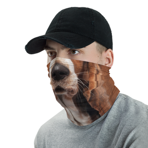 Basset Hound Dog Neck Gaiter Masks by Design Express