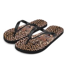 S Leopard Face Flip-Flops by Design Express