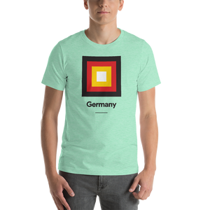 Heather Mint / S Germany "Frame" Unisex T-Shirt by Design Express