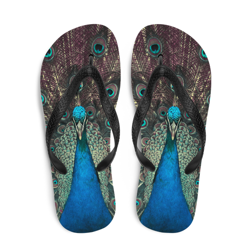Peacock Flip-Flops by Design Express