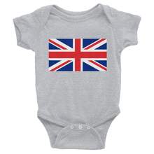 Heather / 6M United Kingdom Flag "Solo" Infant Bodysuit by Design Express
