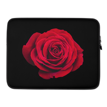 15 in Charming Red Rose Laptop Sleeve by Design Express