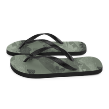 Army Green Catfish Flip-Flops by Design Express