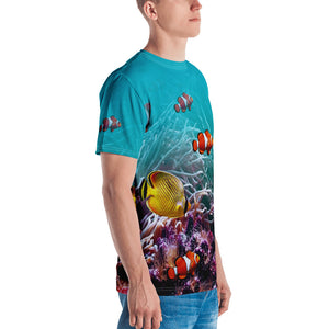 Sea World "All Over Animal" Men's T-shirt All Over T-Shirts by Design Express