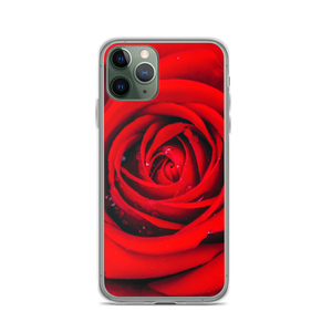 iPhone 11 Pro Fresh Red Rose iPhone Case by Design Express