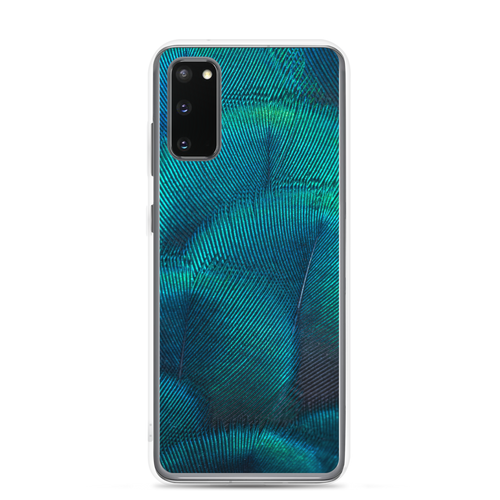 Samsung Galaxy S20 Green Blue Peacock Samsung Case by Design Express