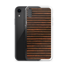 Horizontal Brown Wood iPhone Case by Design Express