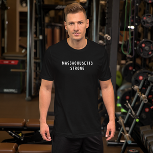 Massachusetts Strong Unisex T-Shirt T-Shirts by Design Express