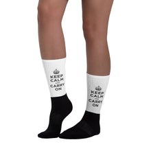 Keep Calm and Carry On Socks by Design Express