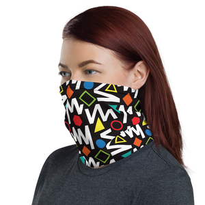 Pop Geometrical Pattern Neck Gaiter Masks by Design Express