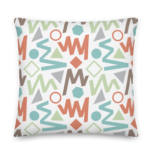 Soft Geometrical Pattern 02 Premium Pillow by Design Express