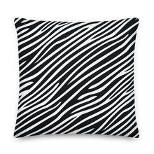 22×22 Zebra Print Premium Pillow by Design Express