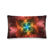 Default Title Abstract Flower 03 Rectangle Premium Pillow by Design Express