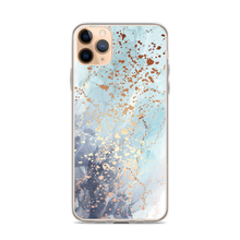 iPhone 11 Pro Max Soft Blue Gold iPhone Case by Design Express