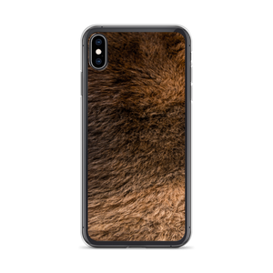 iPhone XS Max Bison Fur Print iPhone Case by Design Express