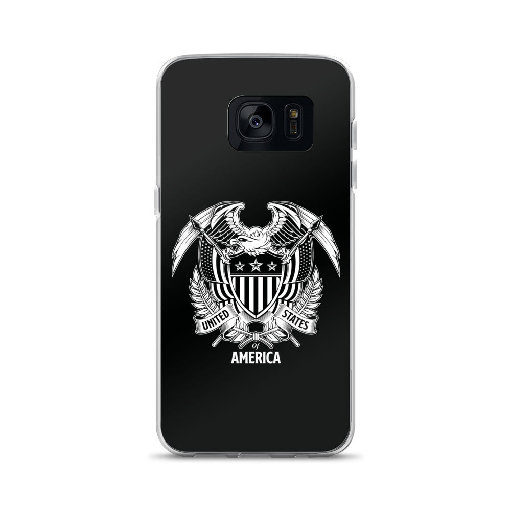 Samsung Galaxy S7 United States Of America Eagle Illustration Reverse Samsung Case Samsung Cases by Design Express