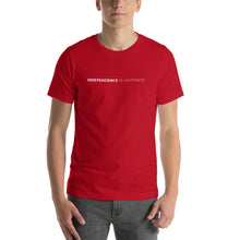 Red / S Independence is Happiness Short-Sleeve Unisex T-Shirt by Design Express