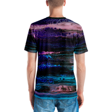 Purple Blue Abstract Men's T-shirt by Design Express