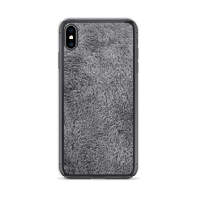 iPhone XS Max Soft Grey Fur Print iPhone Case by Design Express