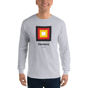 Sport Grey / S Germany "Frame" Long Sleeve T-Shirt by Design Express