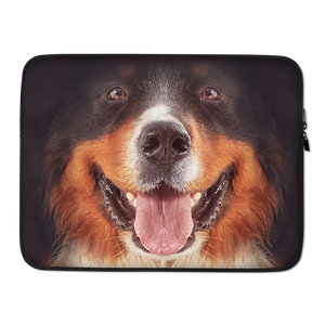 15 in Bernese Montain Dog Laptop Sleeve by Design Express