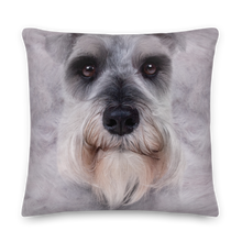 22×22 Schnauzer Dog Premium Pillow by Design Express