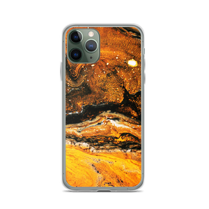 iPhone 11 Pro Yellow Orange Abstract iPhone Case by Design Express