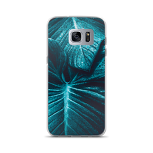 Samsung Galaxy S7 Edge Turquoise Leaf Samsung Case by Design Express
