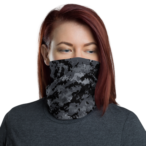 Default Title Dark Grey Digital Camouflage Neck Gaiter Masks by Design Express