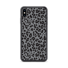 iPhone XS Max Grey Leopard Print iPhone Case by Design Express