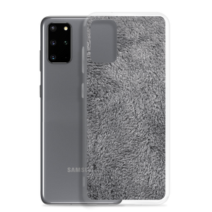 Soft Grey Fur Print Samsung Case by Design Express