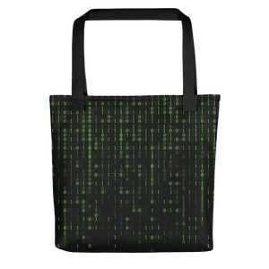 Default Title Binary Code Tote bag by Design Express