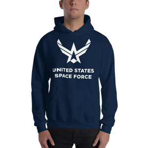 Navy / S United States Space Force "Reverse" Hooded Sweatshirt by Design Express