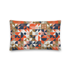 Mid Century Pattern Premium Pillow by Design Express